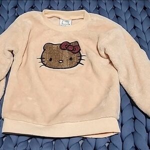 Hello Kitty Tan Fleece Kids Sweatshirt